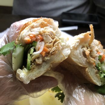 Cafe Cuong - Shredded chicken bahn mi - Vietnamese Near Me - Philadelphia, Pennsylvania