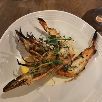 SOLE Seafood and Grill - Amazing excellent food and service. Prawn and sea bass shown - Seafood Near Me - Dublin, D