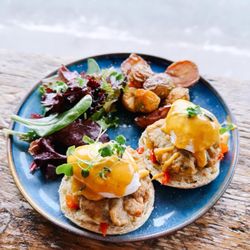 Alchemy - Shrimp cake benny