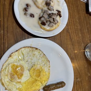 Denny's - Eggs and biscuit with sausage gravy - Diners Near Me - Greenfield, Wisconsin