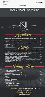 Menu photo 2 Notorious lounge Va Portsmouth, VA Menu photo 2 Notorious lounge Va Portsmouth, VA