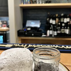 Luminary Kitchen & Provisions - Beignet with blackberry jam! Oh my this is delicious.