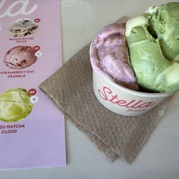 Yuzu Matcha Cloud & Strawberry Oat Crumble (both Vegan & Gluten Free) Yuzu Matcha Cloud & Strawberry Oat Crumble (both Vegan & Gluten Free)