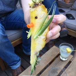 What a fun bird! (that comes on your drink) What a fun bird! (that comes on your drink)