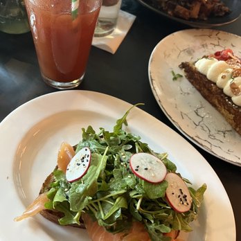 The Select - Avocado toast; Bloody mary - Mediterranean Near Me - Sandy Springs, Georgia