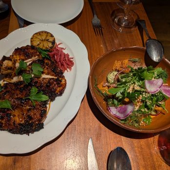 Callie - Aleppo chicken and tomato salad - Mediterranean Near Me - San Diego, California Callie - Aleppo chicken and tomato salad - Mediterranean Near Me - San Diego, California