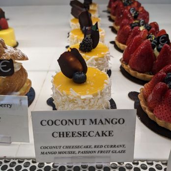 Eclairons - Coconut Mango Cheesecake description - Desserts Near Me - Arlington, Virginia