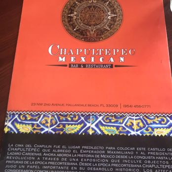 Chapultepec - Mexican Near Me - Hallandale Beach, Florida