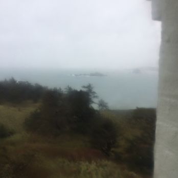 Cape Blanco Lighthouse - View on this rainy day - Landmarks & Historical Buildings Near Me - Sixes, Oregon