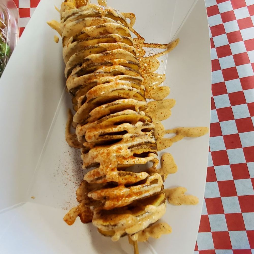 4 Heroes Grill - Spiral Cut Potato - Greek Near Me - Rocklin, California 4 Heroes Grill - Spiral Cut Potato - Greek Near Me - Rocklin, California