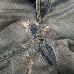 Mike's Tailor Shop - multiple crotch repairs/patches throughout the years.