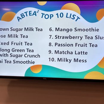 AB Teahouse - Menu 4/4 - Bubble Tea Near Me - Cypress, California AB Teahouse - Menu 4/4 - Bubble Tea Near Me - Cypress, California