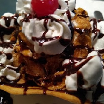 Francisco's Mexican Restaurant - Fried Ice Cream with chocolate sauce, whipped cream, and a cherry at Francisco's Mexican Restaurant Photo by Virginia Wright - Mexican Near Me - Melbourne, Florida Francisco's Mexican Restaurant - Fried Ice Cream with chocolate sauce, whipped cream, and a cherry at Francisco's Mexican Restaurant Photo by Virginia Wright - Mexican Near Me - Melbourne, Florida