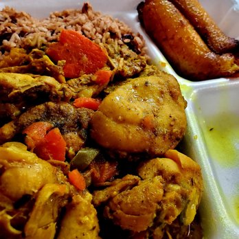Real Real Jamaica - Curry chicken with rice beans and sweet plaintains - Caribbean Near Me - San Antonio, Texas Real Real Jamaica - Curry chicken with rice beans and sweet plaintains - Caribbean Near Me - San Antonio, Texas
