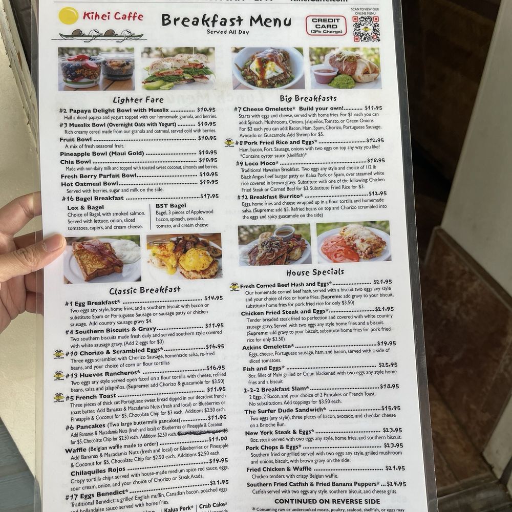 Kihei Caffe - Menu - Hawaiian Near Me - Kihei, Hawaii Kihei Caffe - Menu - Hawaiian Near Me - Kihei, Hawaii