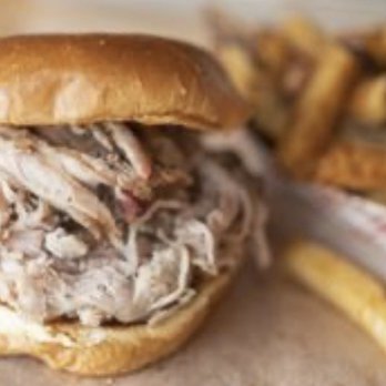 City Barbeque - Pulled pork sandwich and fries - Barbeque Near Me - Indianapolis, Indiana