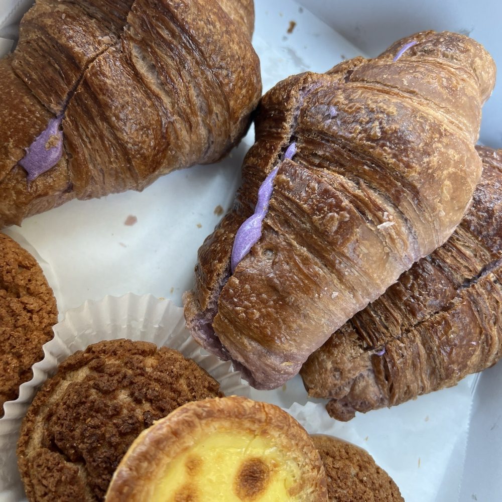 CA Bakehouse - Ube Croissant Ube Taro Choux Portuguese Egg Tart Pandan Waffle Batter - Bakeries Near Me - San Jose, California CA Bakehouse - Ube Croissant Ube Taro Choux Portuguese Egg Tart Pandan Waffle Batter - Bakeries Near Me - San Jose, California