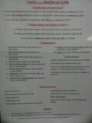 Menu photo 2 Claire's Cafe Plantation, FL Menu photo 2 Claire's Cafe Plantation, FL