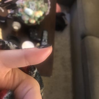Honey Nail Spa - Hard to see swelling but my thumb was fat and red the next morning from an infection! - Nail Salons Near Me - Pasadena, California