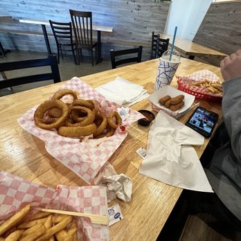 Good Burger - Onion rings, mozzarella sticks - Burgers Near Me - Shoreline, Washington