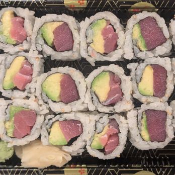 Takeshi Sushi - 3 Tuna Avocado Rolls. Not the best-formed maki I've ever had, but perfectly fine quality and a decent value. - Sushi Bars Near Me - Arlington, Virginia Takeshi Sushi - 3 Tuna Avocado Rolls. Not the best-formed maki I've ever had, but perfectly fine quality and a decent value. - Sushi Bars Near Me - Arlington, Virginia