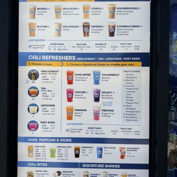 Cali Coffee - Menu - Coffee & Tea Near Me - Orlando, Florida