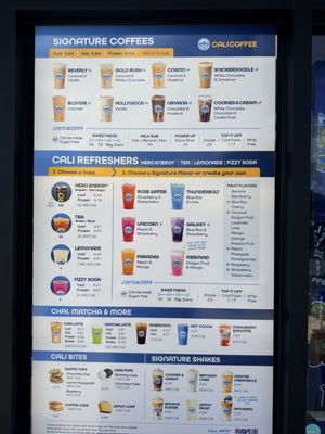 Menu photo 2 Cali Coffee Orlando, FL