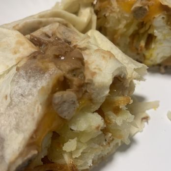 Blake's Lotaburger - ##5 Sausage and Bean Burrito - Burgers Near Me - Albuquerque, New Mexico
