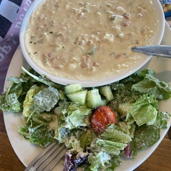 Brophy Bros - Clam chowder and salad . Sooooooo good - Seafood Near Me - Santa Barbara, California Brophy Bros - Clam chowder and salad . Sooooooo good - Seafood Near Me - Santa Barbara, California