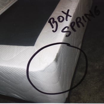 Holbrook's Clearance Center - This is the box spring that had been delivered as "new" with the mattress. - Furniture Stores Near Me - Chico, California Holbrook's Clearance Center - This is the box spring that had been delivered as "new" with the mattress. - Furniture Stores Near Me - Chico, California