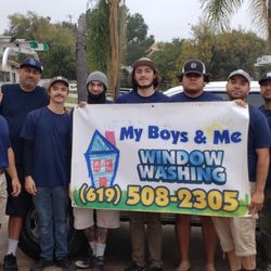 My Boys & Me Window Washing