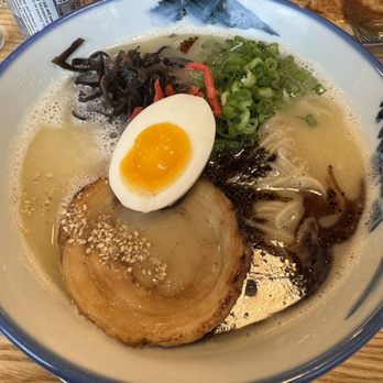 Afuri Ramen + Dumpling - Tonkotsu Shio ramen. The broth is thick but super flavourful and comforting. The noodles taste fresh and are so lovely. - Ramen Near Me - Toronto, Ontario