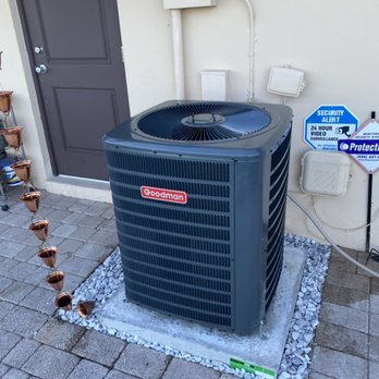 TemPros - Quality clean work done By TemPros. Leveled ground, new concrete slab, new condenser unit, and decorative marble rocks to finish it off. - Heating & Air Conditioning/HVAC Near Me - Miami, Florida TemPros - Quality clean work done By TemPros. Leveled ground, new concrete slab, new condenser unit, and decorative marble rocks to finish it off. - Heating & Air Conditioning/HVAC Near Me - Miami, Florida