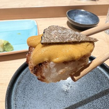 Bondi - Crispy Rice Topped with Santa Barbara Uni + Winter Truffle - Sushi Bars Near Me - New York, New York