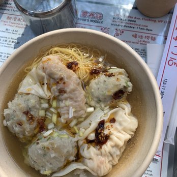 Maxi’s Noodle - Noodle soup with fish paste balls and dumplings. - Cantonese Near Me - Flushing, New York Maxi’s Noodle - Noodle soup with fish paste balls and dumplings. - Cantonese Near Me - Flushing, New York