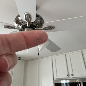 Ashley's Sparkle and Shine - Ceiling fan dust. Empty house. Not much else to dust. - Home Cleaning Near Me