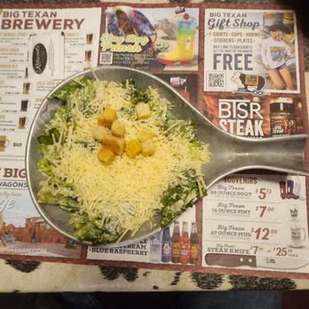 The Big Texan Steak Ranch - Caesar Salad. - Steakhouses Near Me - Amarillo, Texas