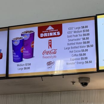 Maya Cinemas - Drink menu as of 7.11.25 - Cinema Near Me - Fresno, California Maya Cinemas - Drink menu as of 7.11.25 - Cinema Near Me - Fresno, California
