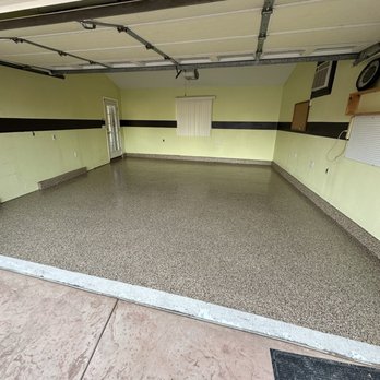 Creative Epoxy Coating - After! - Flooring Near Me