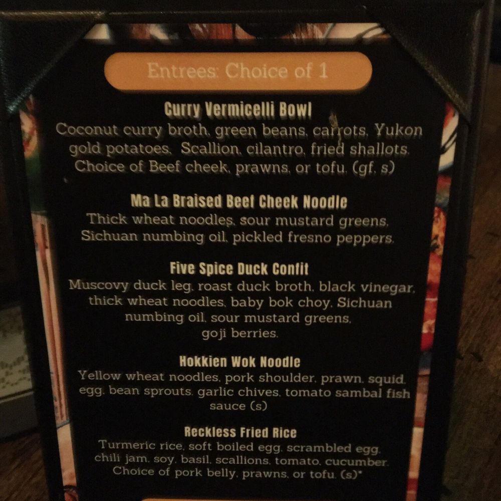 Reckless Noodle House - Denver Restaurant week menu - Noodles Near Me - Denver, Colorado Reckless Noodle House - Denver Restaurant week menu - Noodles Near Me - Denver, Colorado