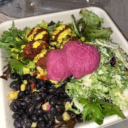 Beet Falafel Bowl