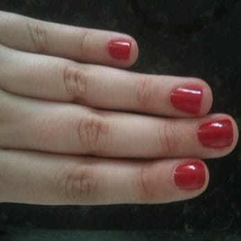 Nail Lounge - Love my RED Nails! Will look great for a party tonight (: - Nail Salons Near Me - Allen, Texas