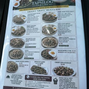 Tapsilog Cantina - Menu (July 2026) - Filipino Near Me - Santa Clara, California Tapsilog Cantina - Menu (July 2026) - Filipino Near Me - Santa Clara, California