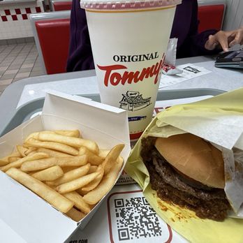Original Tommy's - Chili Hamburger, fries & drink - Burgers Near Me - Lake Forest, California