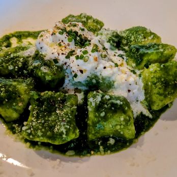 Selden Standard - Potato Gnocchi (kale pesto, stracciatella) - not my favorite - New American Near Me - Detroit, Michigan Selden Standard - Potato Gnocchi (kale pesto, stracciatella) - not my favorite - New American Near Me - Detroit, Michigan