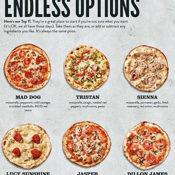 MOD Pizza - You have endless options where you can get many topping the same price - Fast Food Near Me - Temple, Texas