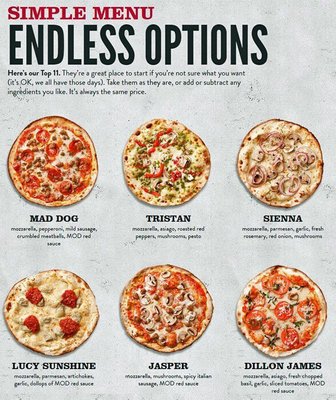 Menu photo 4 MOD Pizza Temple, TX
