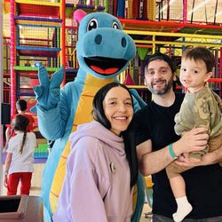 Kids Empire Pomona - Our own huggy parade that came with the party