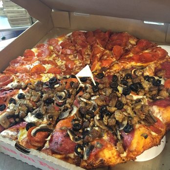 Abby's Legendary Pizza - Giant Abbys special and pepperoni- thin crust - Pizza Near Me - Medford, Oregon