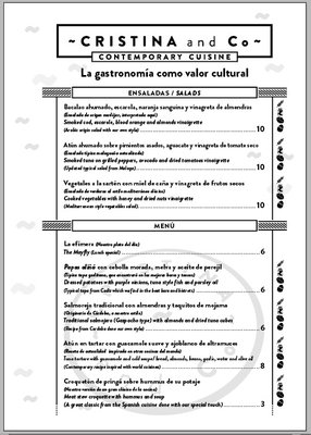 Menu photo 5 Cristina Bistró Seville, SE